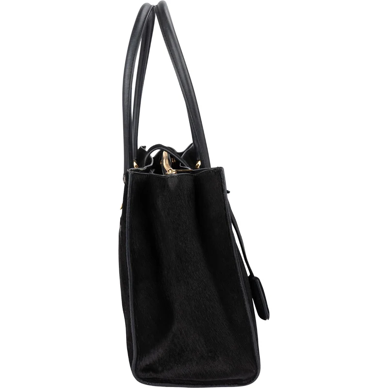 Salvatore Ferragamo Pony Hair Gancini Tote Handbag