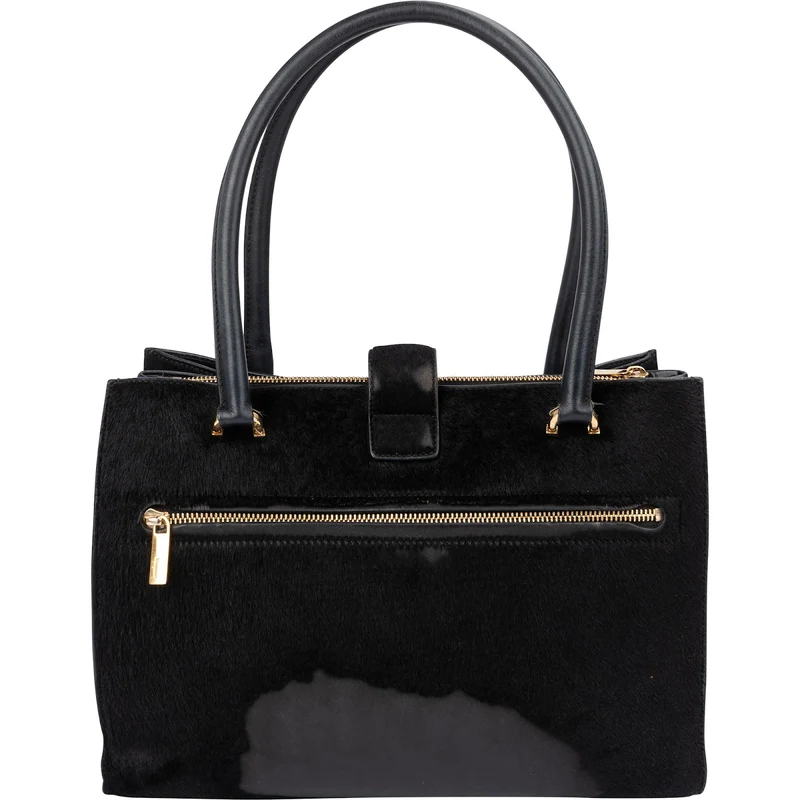 Salvatore Ferragamo Pony Hair Gancini Tote Handbag