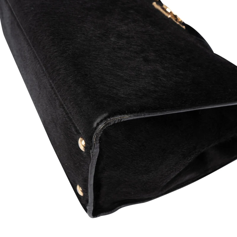 Salvatore Ferragamo Pony Hair Gancini Tote Handbag