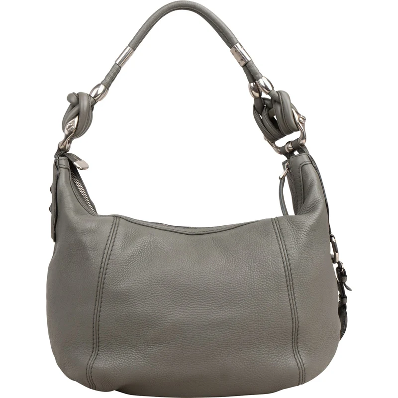 Gucci Pebbled Leather Horsebit Hobo Shoulder Bag