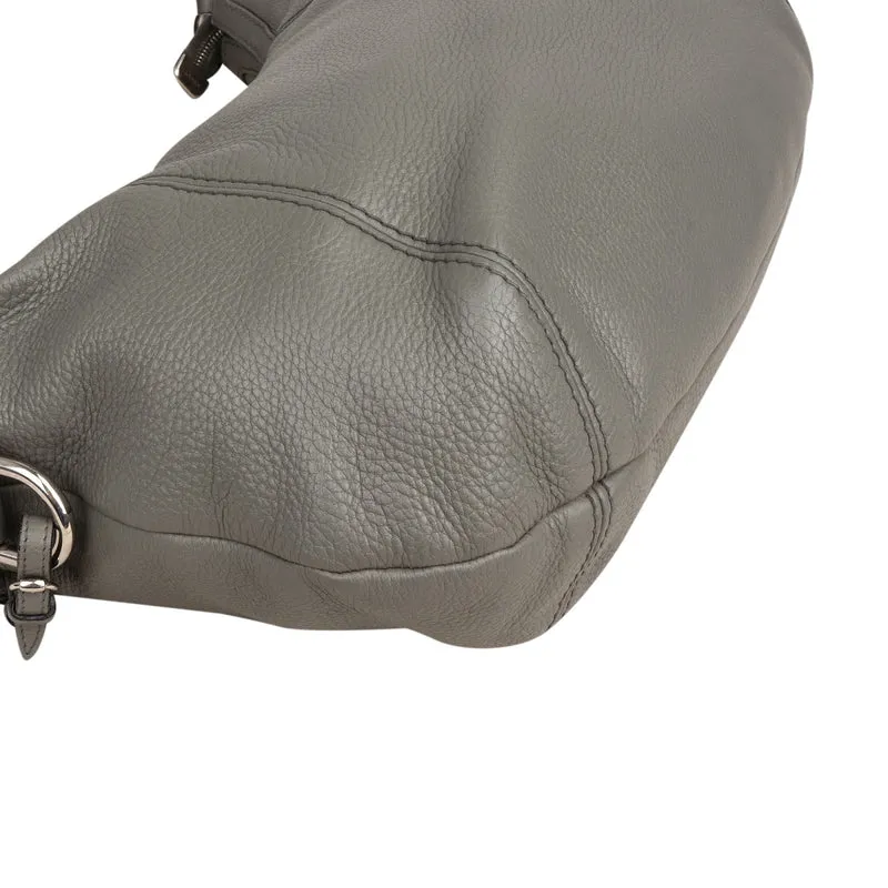 Gucci Pebbled Leather Horsebit Hobo Shoulder Bag