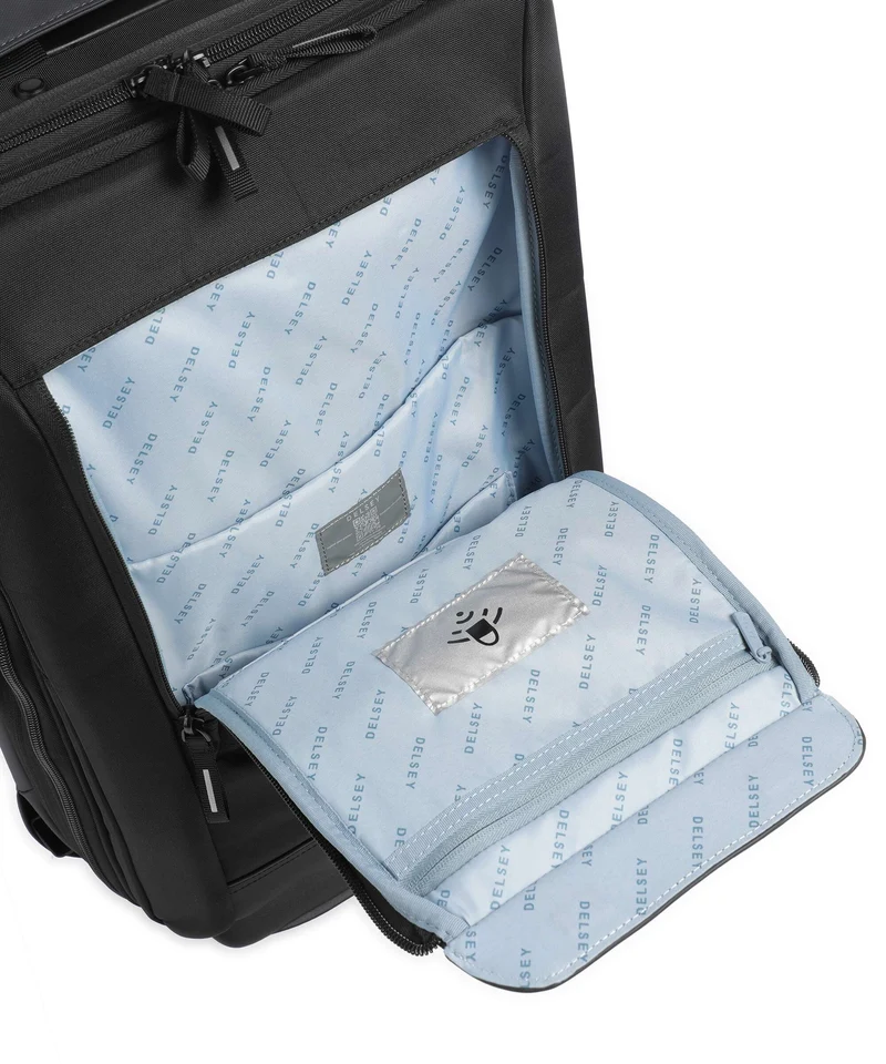 Delsey Paris Securflap Rucksack-Trolley black