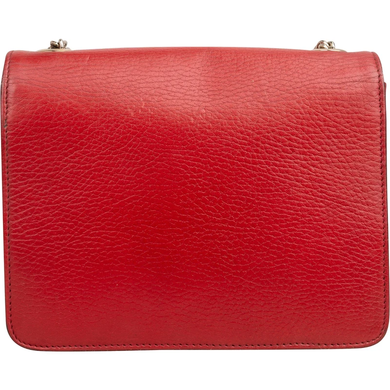 Gucci Leather Interlocking GG Shoulder Crossbody Bag