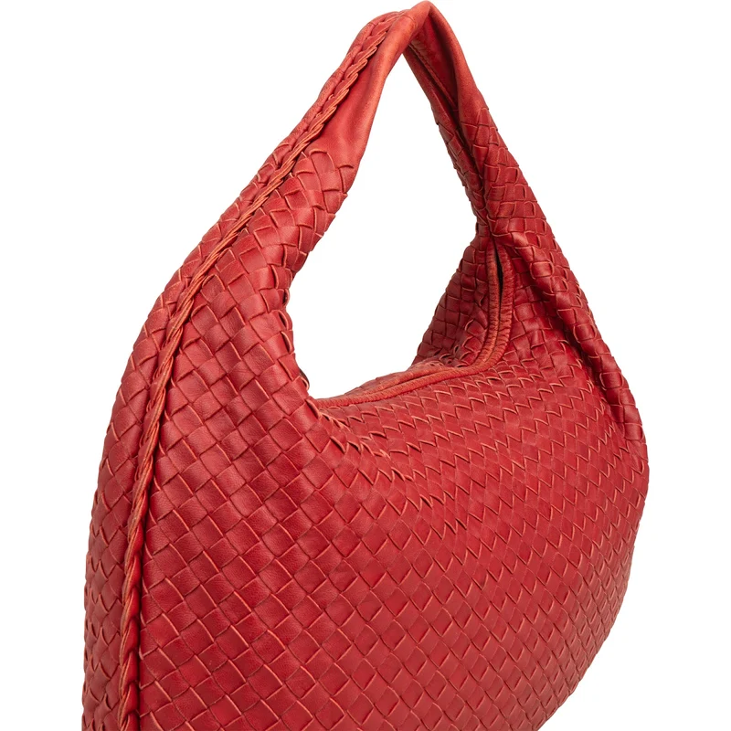 Bottega Intrecciato Nappa Veneta Leather Belly Hobo Shoulder Bag