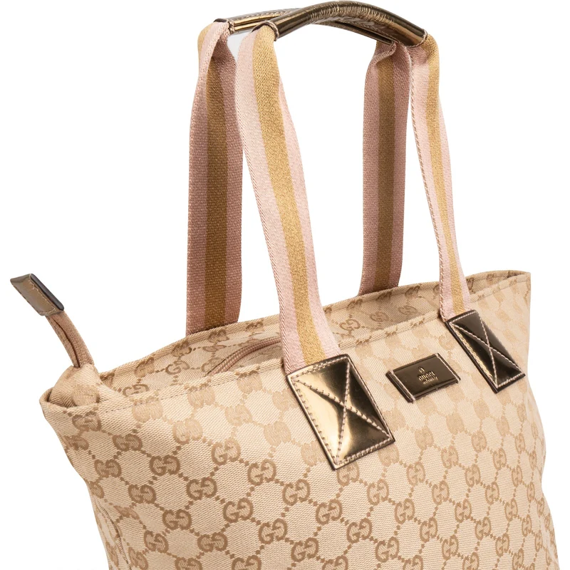 Gucci Monogram GG Canvas Small Tote Handbag