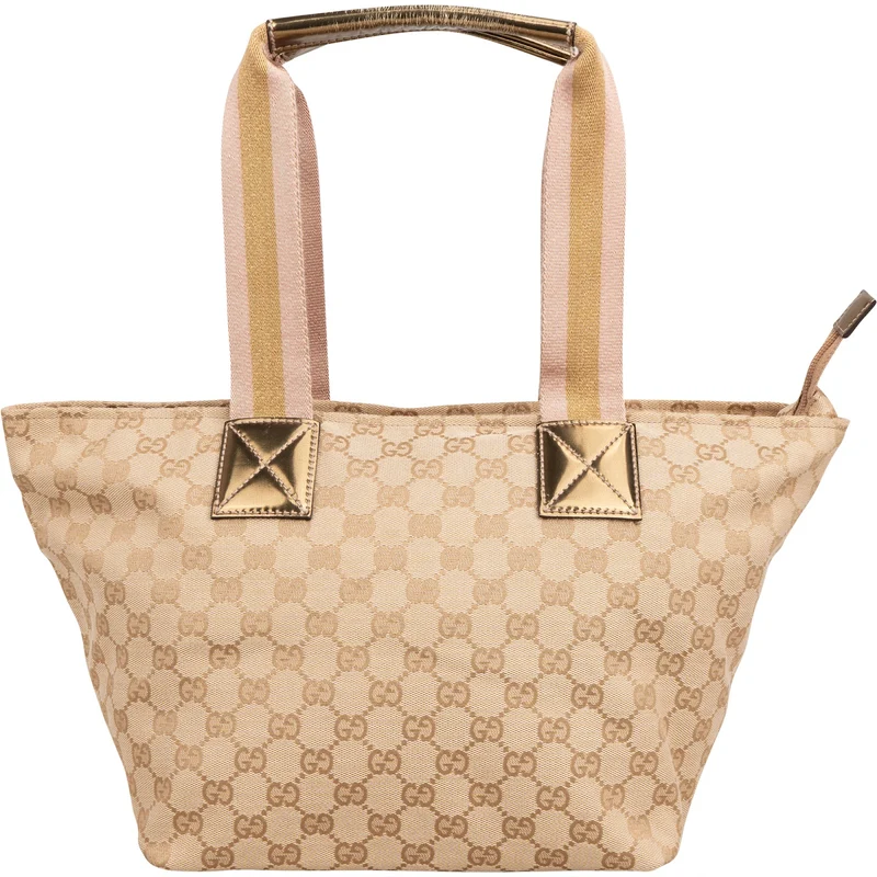 Gucci Monogram GG Canvas Small Tote Handbag