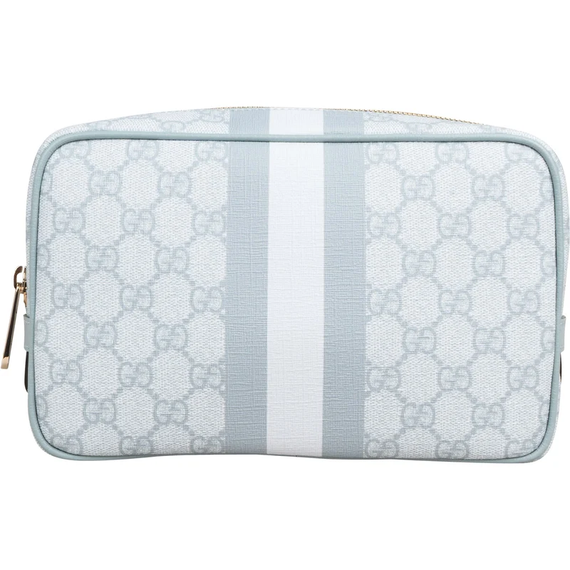 Gucci Supreme Monogram Ophidia GG Cosmetic Case Bag