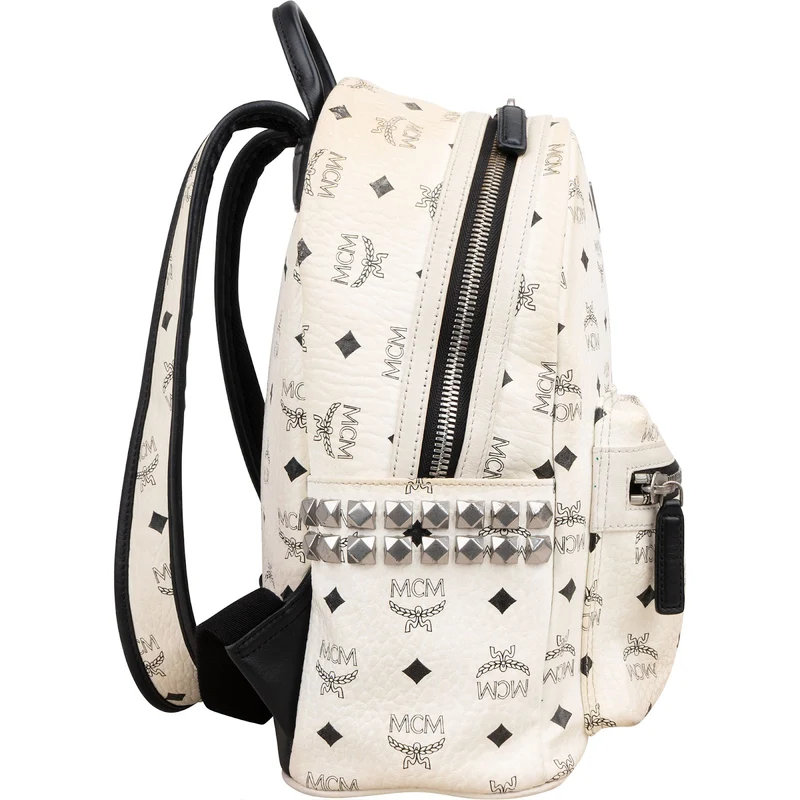 MCM Monogram Visetos Stark Side Studs Backpack