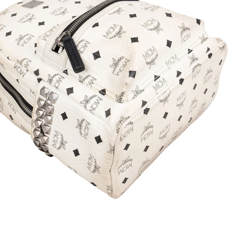 MCM Monogram Visetos Stark Side Studs Backpack