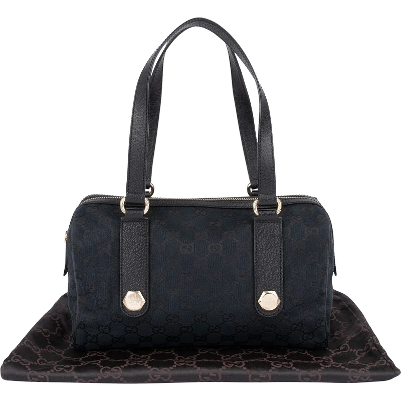 Gucci Monogram GG Canvas Boston 30 Shoulder Bag
