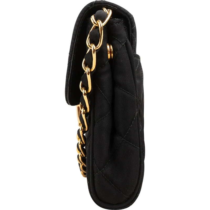 Prada Quilted Tessuto Nylon Chain Single Flap Crossbody Bag