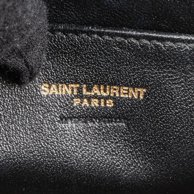 Saint Laurent White Leather Baby Sac Cabas Handbag