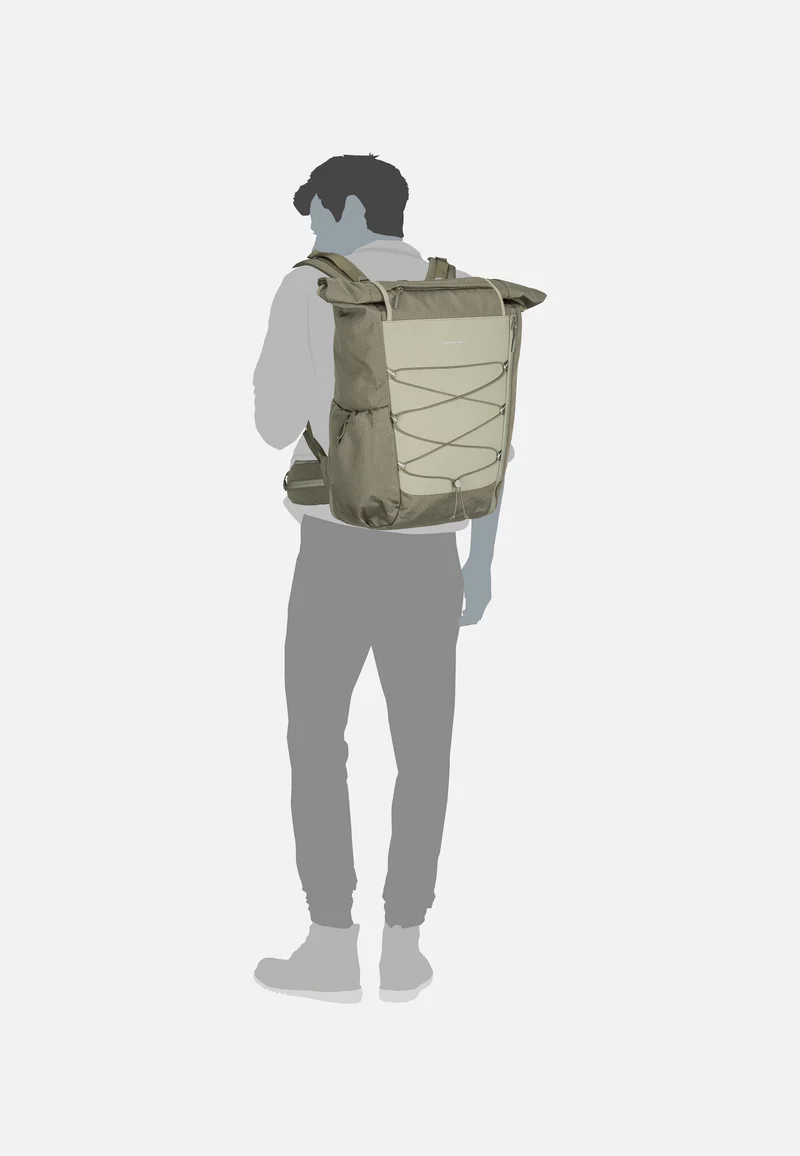 Banff Forest Green - Rolltop Rucksack