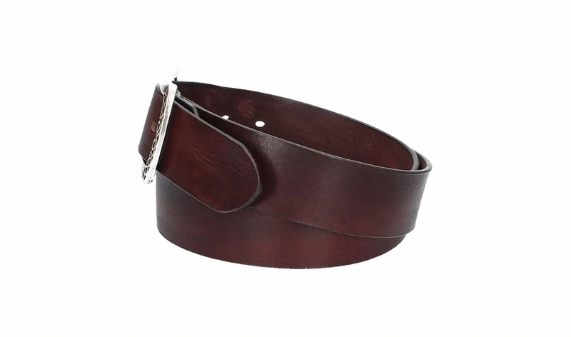 Ledergürtel 40 mm breit Bordeaux