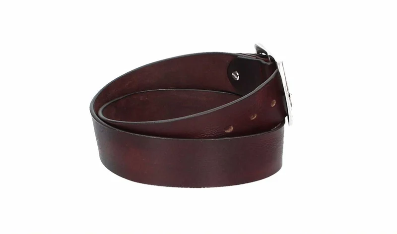 Ledergürtel 40 mm breit Bordeaux