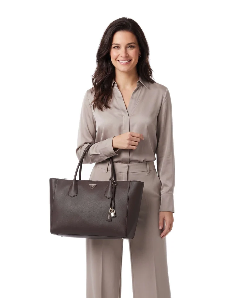 Guess Marissa Tech Handtasche brown