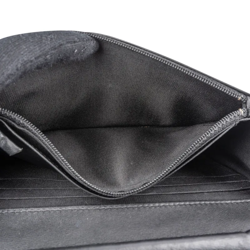 Chanel Quilted Lambskin Boy Wallet On Chain Crossbody Bag