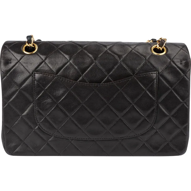 Chanel Quilted Lambskin 24K Gold Medium Double Flap Shoulder Bag