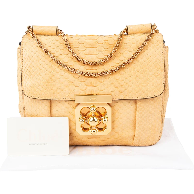 Chloé Python Elsie Shoulder Crossbody Bag