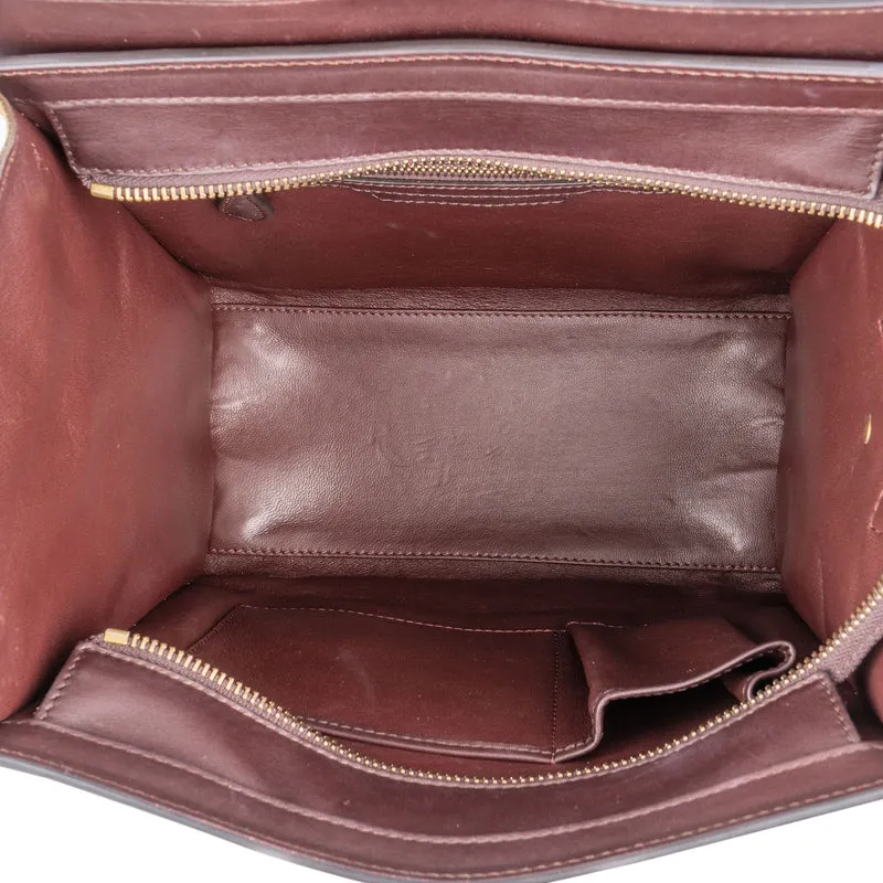 Céline Python Leather Tricolor Luggage Tote Handbag