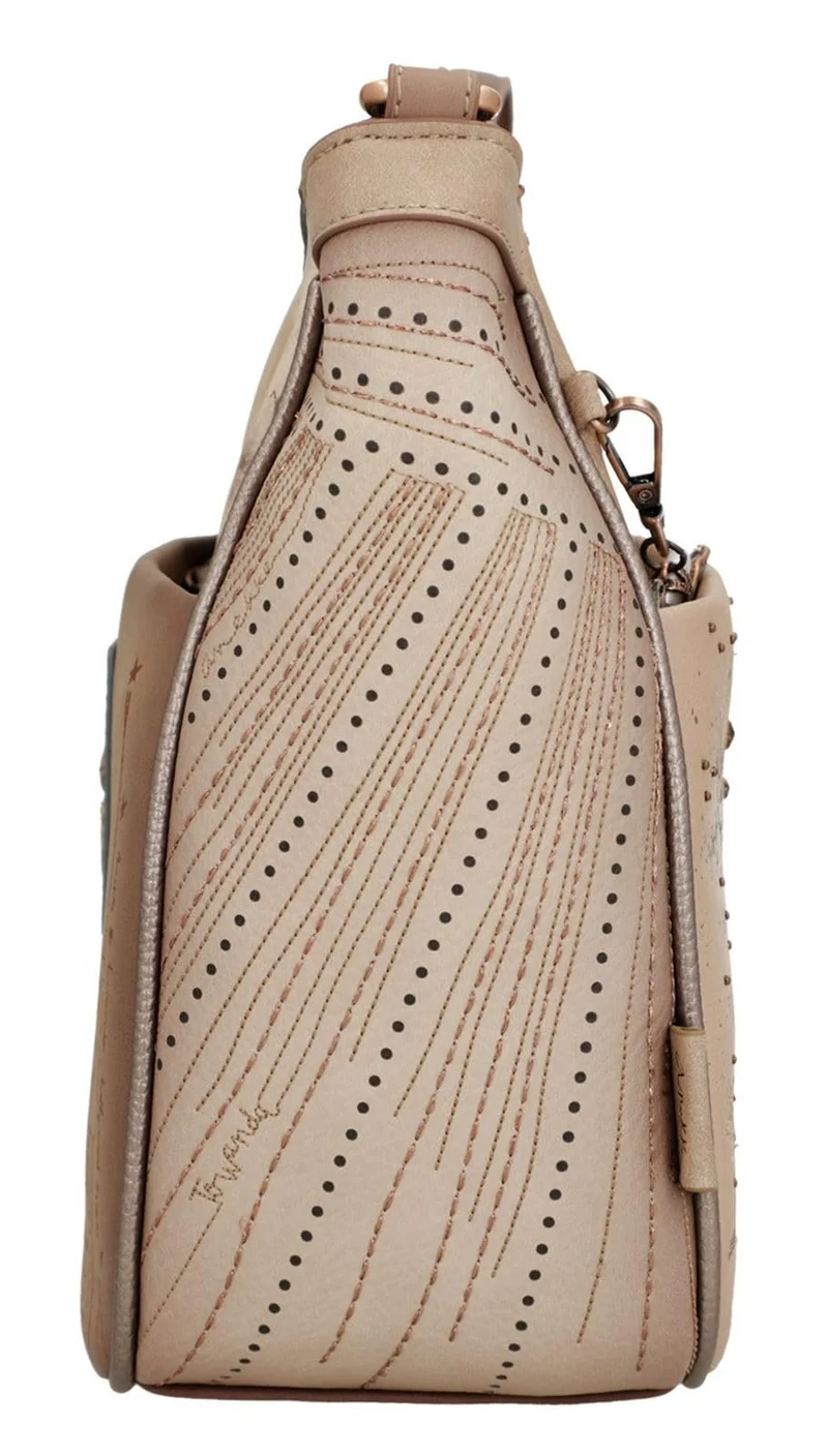 Handtaschen m. RV bunt div. Synth.