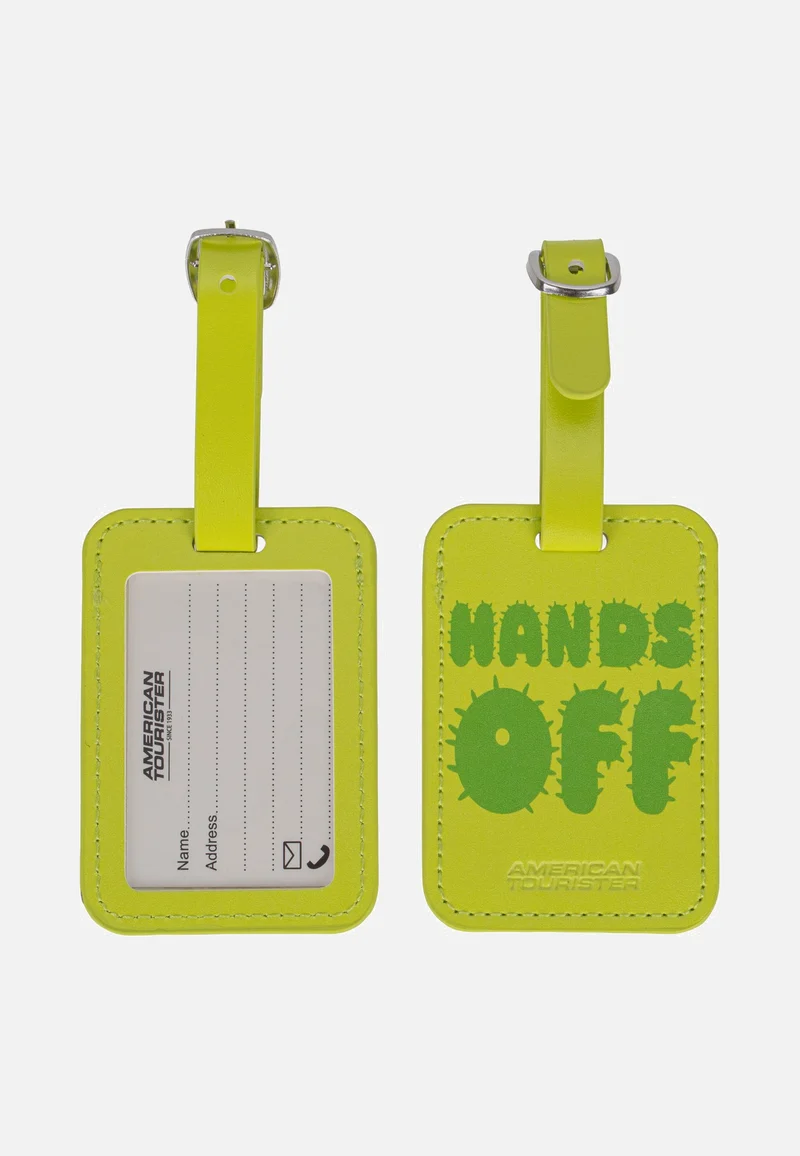 Luggage Tag Pack Of 2 Print Hands Off - Gepäckanhänger