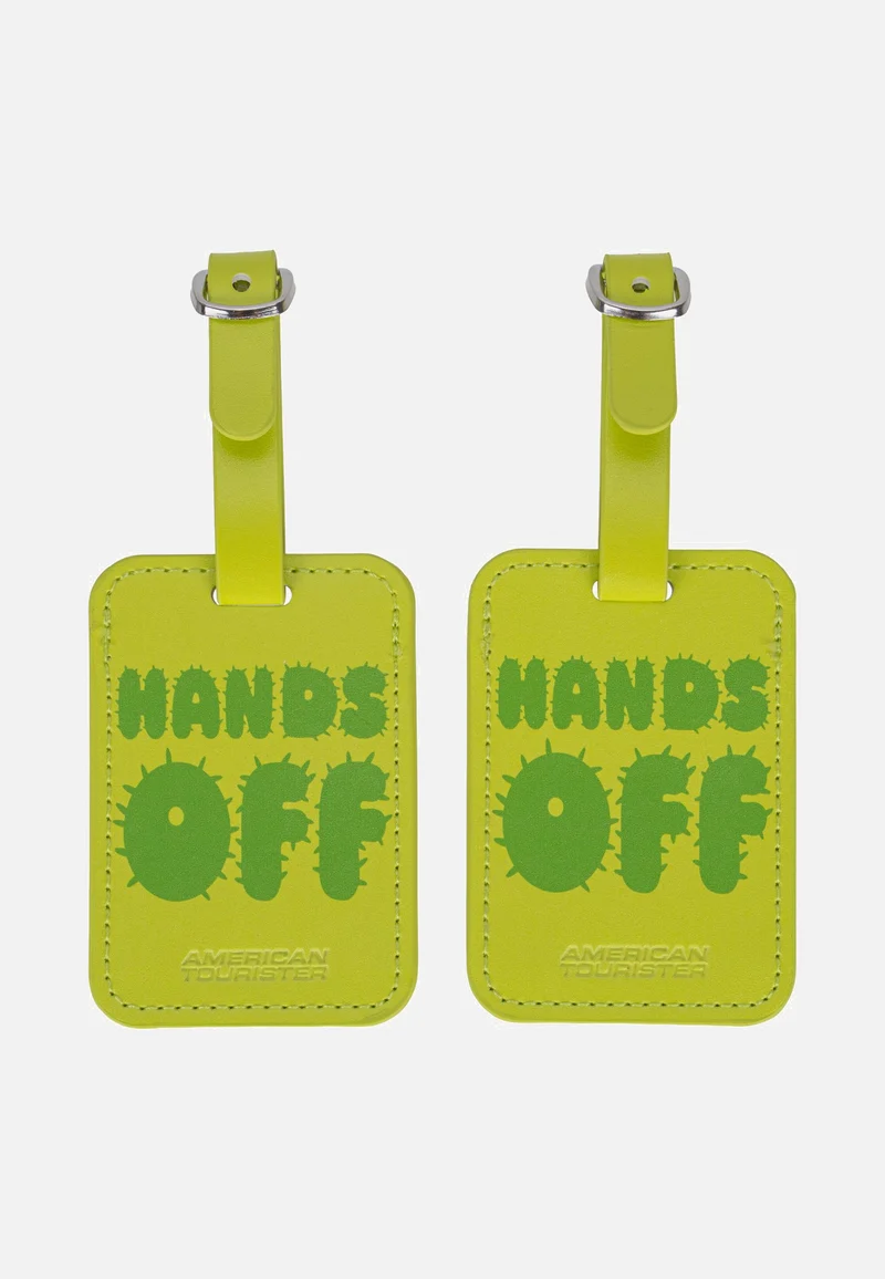 Luggage Tag Pack Of 2 Print Hands Off - Gepäckanhänger