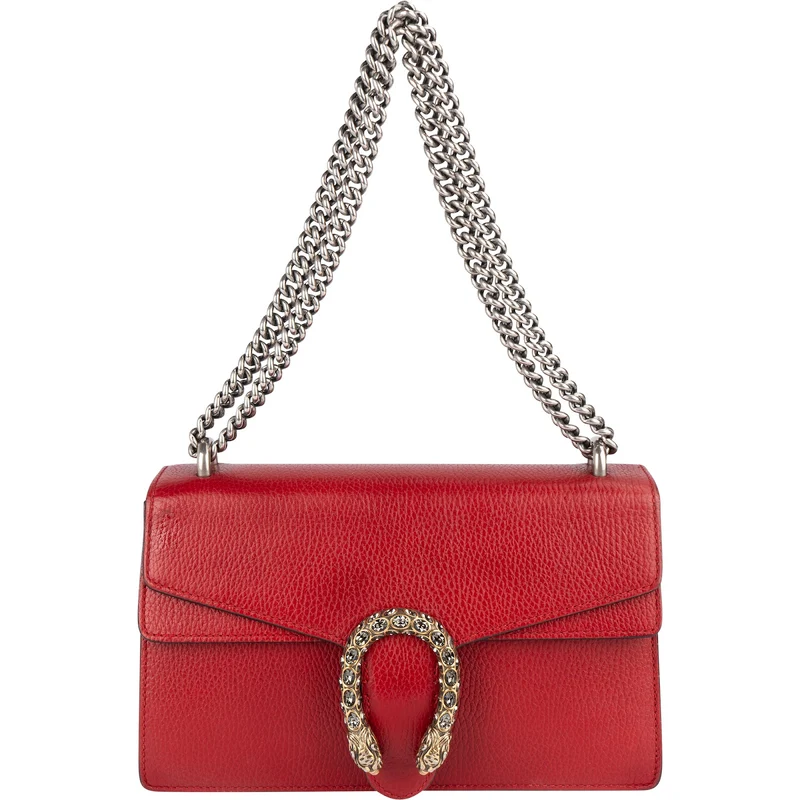 Gucci Leather Dionysus Crystal Shoulder Bag