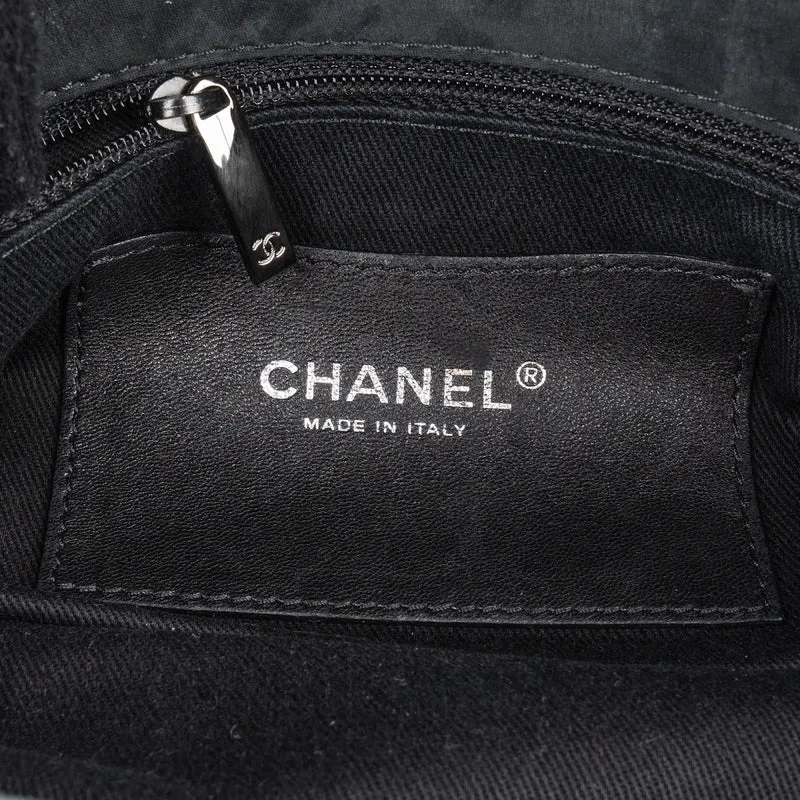 Chanel Quilted Iridescent Calfskin Just Mademoiselle Bowling CC Shoulder Bag