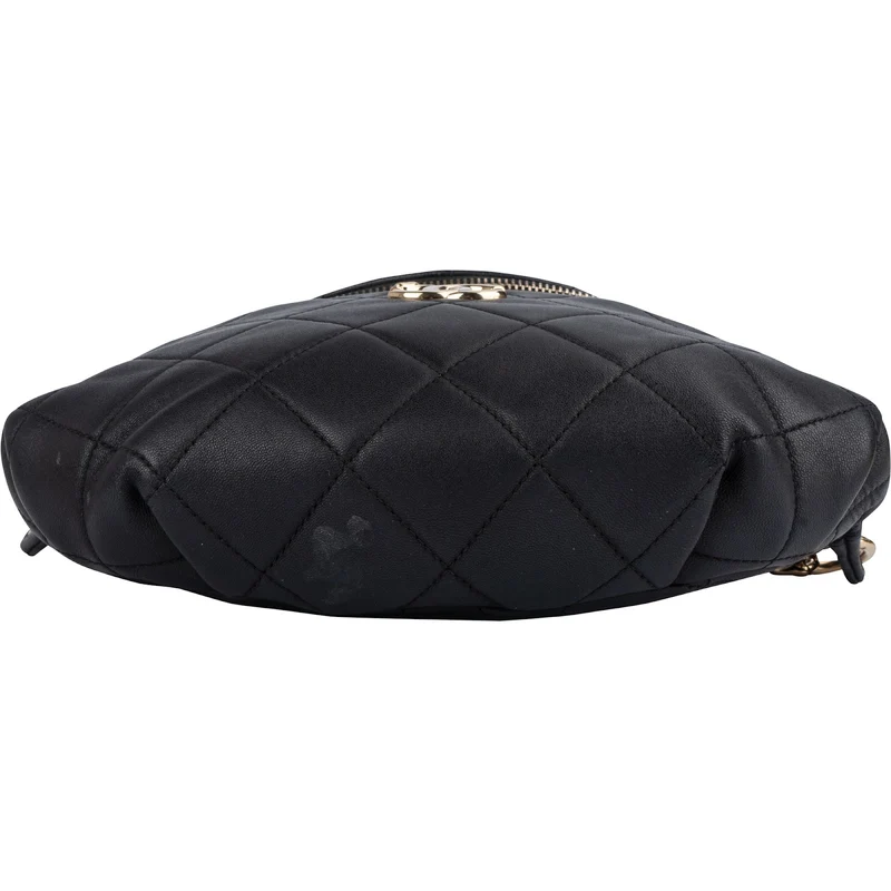Chanel Quilted Lambskin CC Crossbody Waist Bumbag