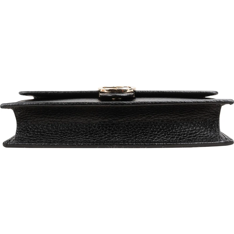 Gucci Leather Interlocking GG Wallet On Chain Crossbody Bag