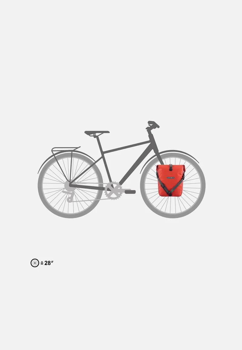 Sport-Roller Plus Single Salsa Dark Chili - Fahrradtasche