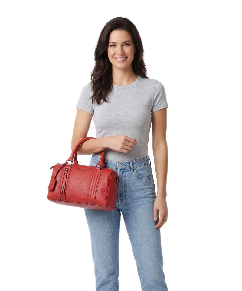 Burkely Rock Ruby Handtasche red