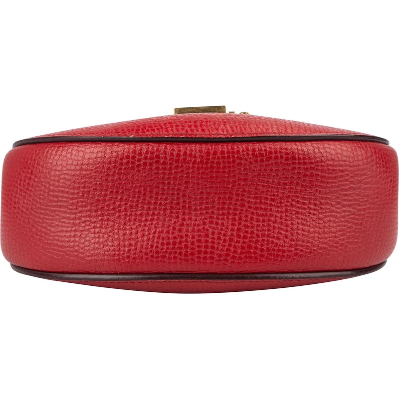 Chloé Red Leather Drew Crossbody Bag
