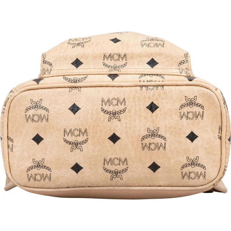 MCM Monogram Visetos Stark Side Studs Small Backpack
