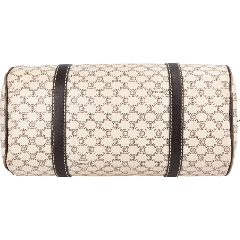 Celine Macadam Monogram Small Boston Handbag