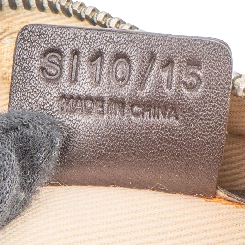 Celine Macadam Monogram Small Boston Handbag