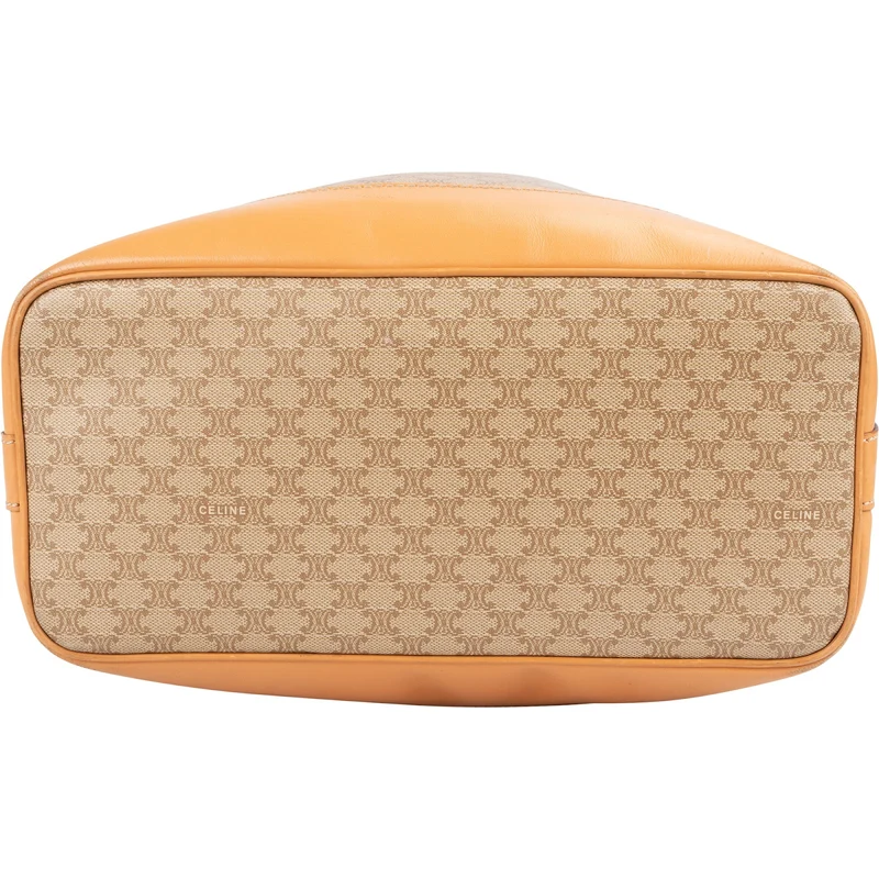 Celine Monogram Macadam Bucket Shoulder Bag