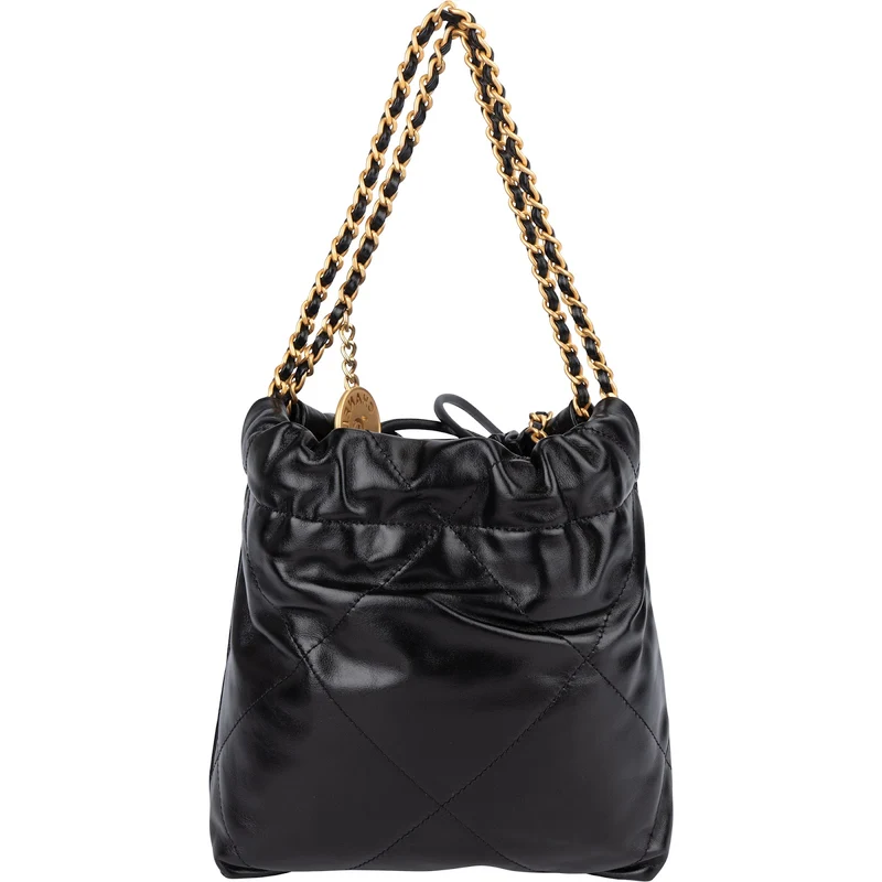Chanel 22 Stitching Lambskin Small Drawstring Bag Handbag