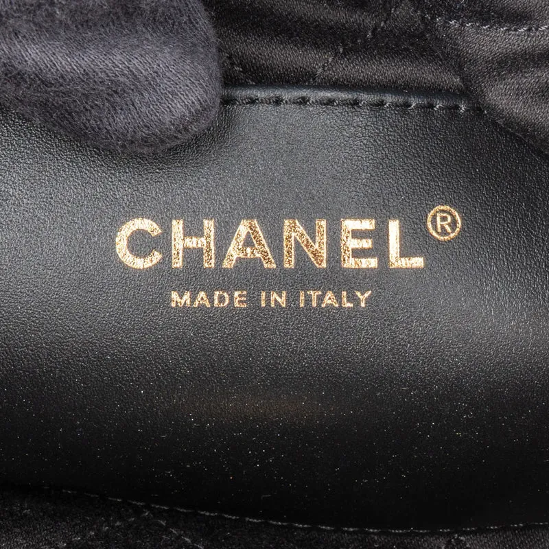 Chanel 22 Stitching Lambskin Small Drawstring Bag Handbag
