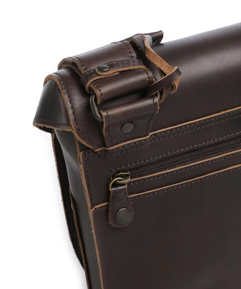 Aunts & Uncles Heritage Jason Umhängetasche dark brown