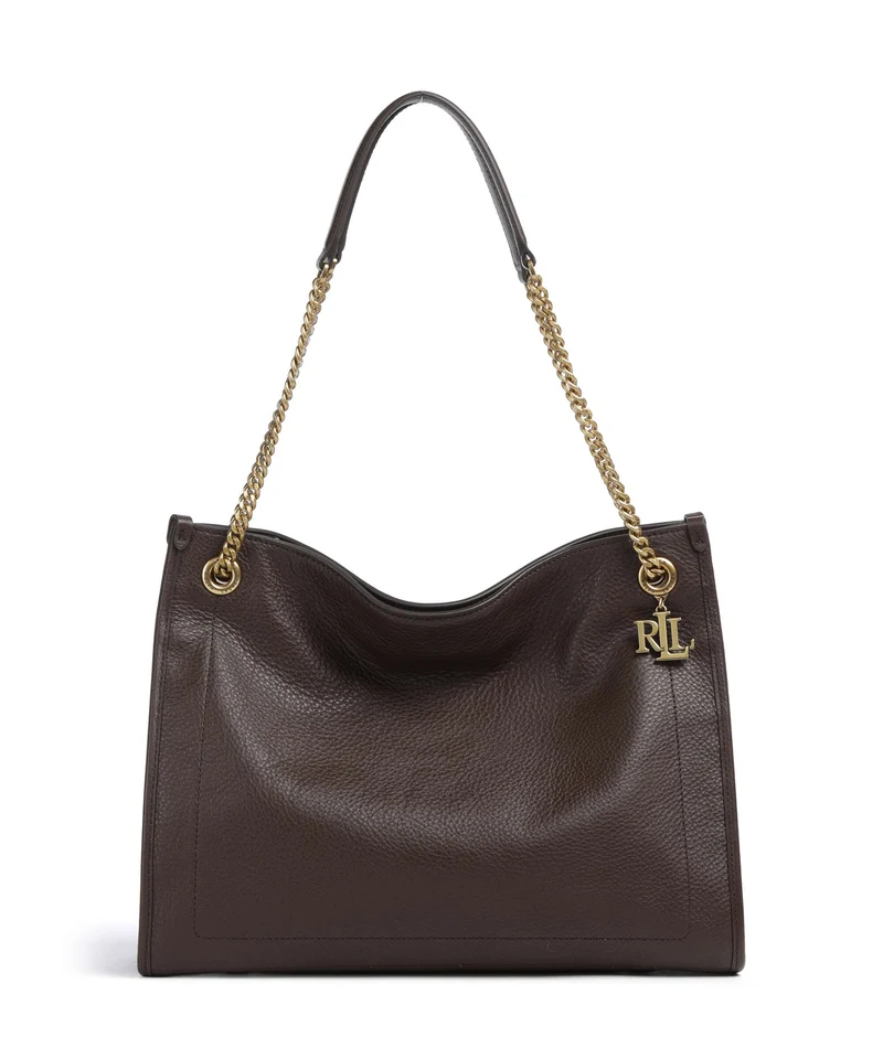 Lauren Ralph Lauren Bradley Large Shopper chestnut brown