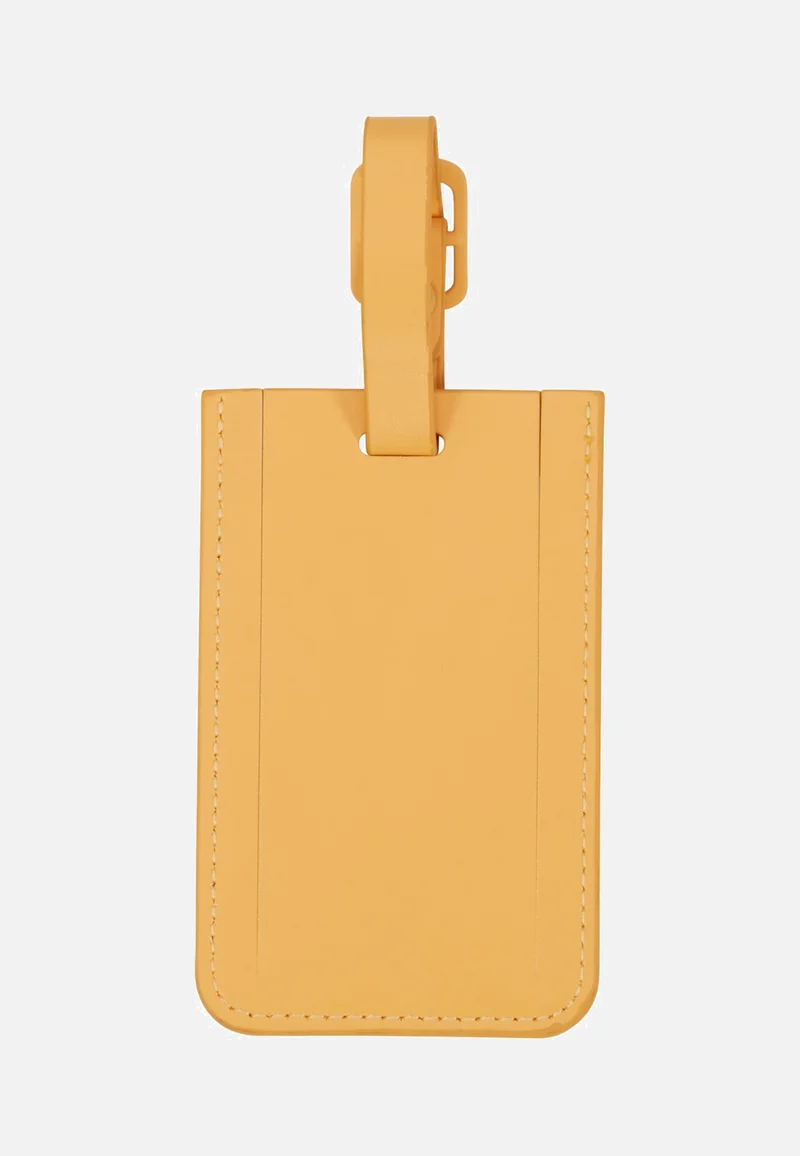 Rectangle Luggage Tag Pack Of 2 Yellow - Gepäckanhänger