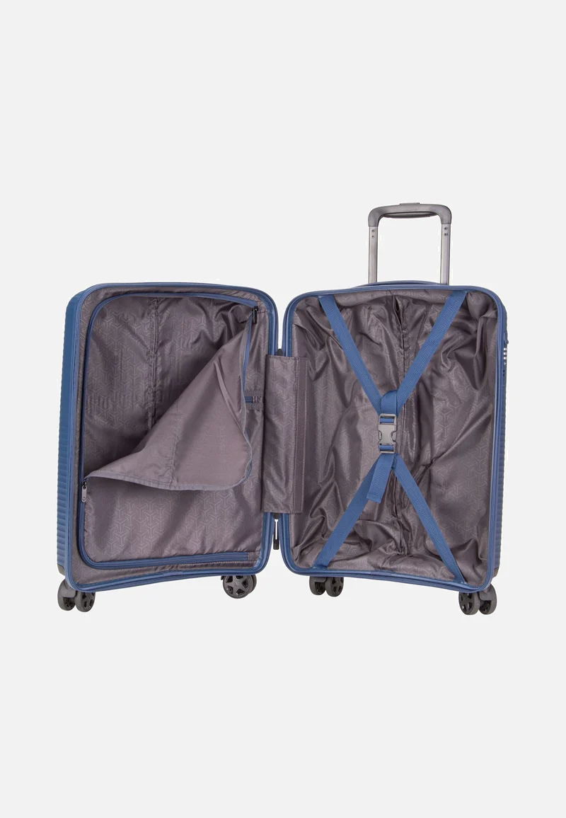 Air Stripe Trolley 4w S Navy - Koffer