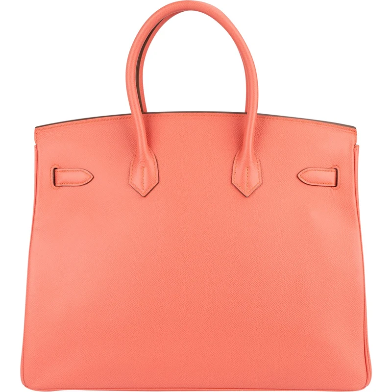 Hermès Flamingo Epsom Leather Birkin 35 Handbag