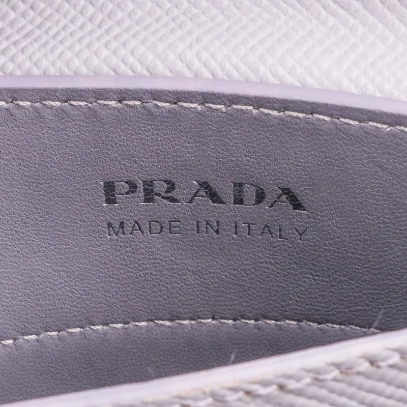 Prada Saffiano Leather Cuir Tote Double Handbag