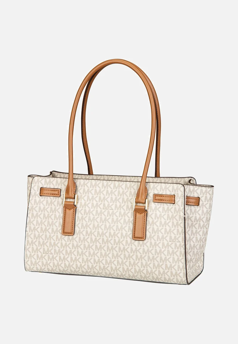 Hamilton SM EW Shoulder Tote MK SIG Vanilla/Acorn - Schultertasche