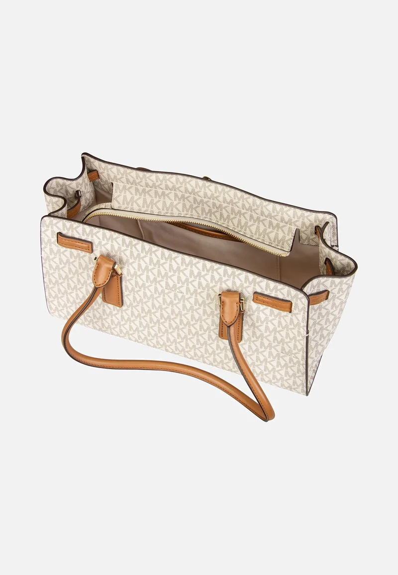 Hamilton SM EW Shoulder Tote MK SIG Vanilla/Acorn - Schultertasche