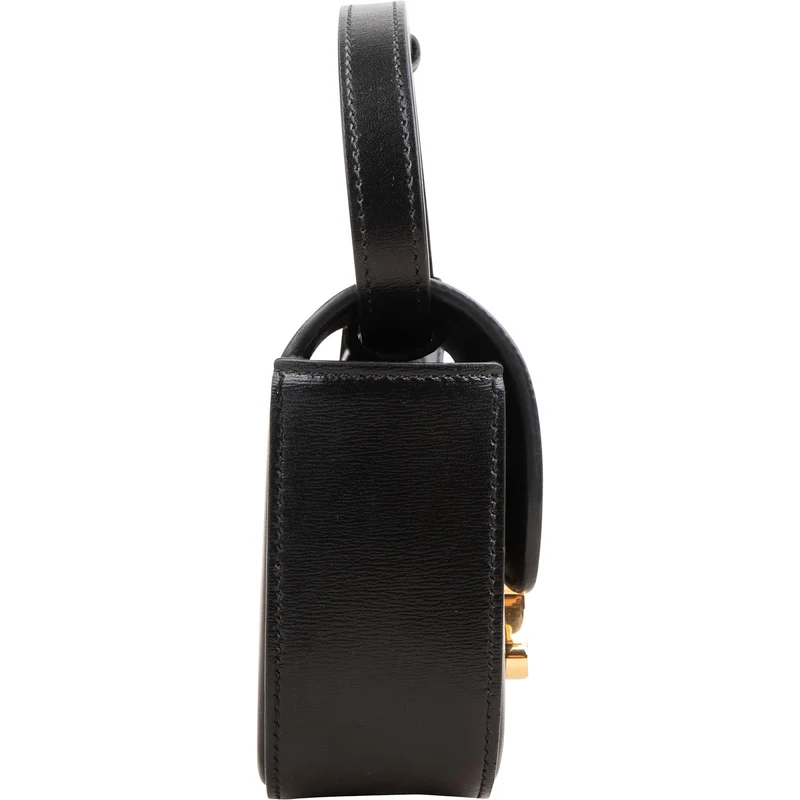 Celine Shiny Calfskin Mini Claude Triomphe Crossbody Bag