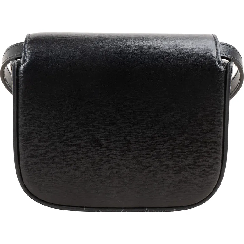 Celine Shiny Calfskin Mini Claude Triomphe Crossbody Bag